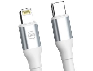 Kabel USB-C - Lightning 3MK Hyper Cable N-Series 20W 1 m Biały