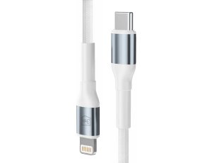 Kabel USB-C - Lightning 3MK Hyper Cable N-Series 27W 0.5 m Biały