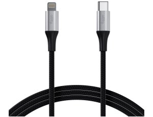 Kabel USB-C - Lightning ALLITY AUC-01 27W 1 m Czarny