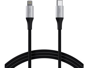 Kabel USB-C - Lightning ALLITY AUC-01 27W 2 m Czarny