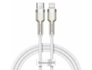 Kabel USB-C - Lightning BASEUS Cafule 1 m Biały