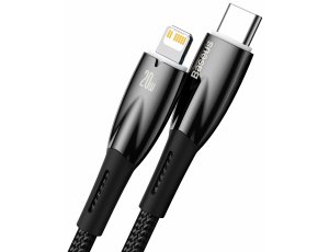 Kabel USB-C - Lightning BASEUS Glimmer 2 m Czarny