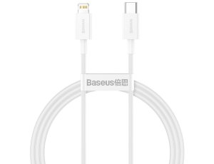 Kabel USB-C - Lightning BASEUS Superior Series CATLYS-A02 1 m Biały
