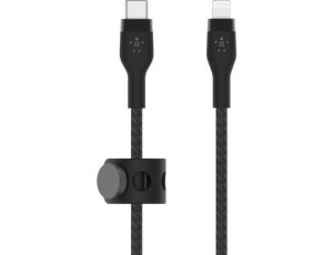 Kabel USB-C - Lightning BELKIN Braided Silicone 2m Czarny