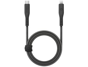 Kabel USB-C - Lightning ENERGEA Flow MFi 60W 1.5 m Czarny