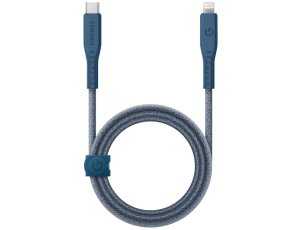 Kabel USB-C - Lightning ENERGEA Flow MFi 60W 1.5 m Niebieski