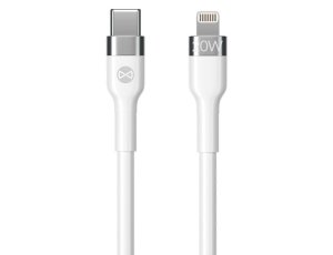 Kabel USB-C - Lightning FOREVER Flexible 20W 1 m Biały
