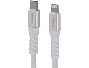 Kabel USB-C - Lightning GÖTZE & JENSEN Golden Line 1 m Biały