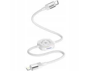 Kabel USB-C - Lightning PROOVE 27W 1 m Biały