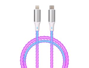 Kabel USB-C - Lightning QUALO Ultimate QCS-CL-00 1 m Biało-srebrny