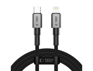 Kabel USB-C - Lightning TECH-PROTECT UltraBoost DNA PD27W/3A 2 m Szary