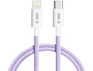 Kabel USB-C - Lightning TECH-PROTECT UltraBoost Lite 27W 1 m Fioletowy