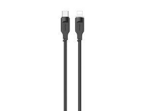 Kabel USB-C - Lightning USAMS Lithe Series 20W 1.2 m Czarny