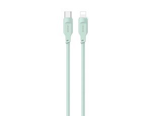 Kabel USB-C - Lightning USAMS Lithe Series 20W 1.2 m Zielony
