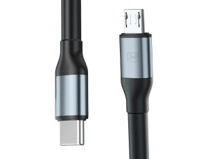 Kabel USB-C - Micro USB 3MK Hyper Cable N-Series 10W 3 m Czarny