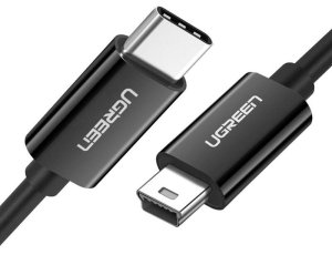 Kabel USB-C - Mini USB UGREEN US242 1 m Czarny