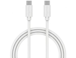 Kabel USB-C - USB-C 2.0 SMARTLINE 60W 2m Biały
