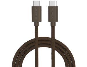 Kabel USB-C - USB-C 2.0 SMARTLINE 60W 2m Brązowy