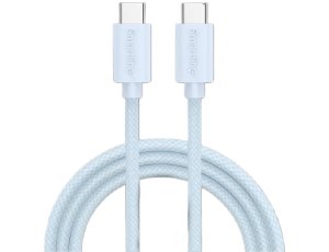 Kabel USB-C - USB-C 2.0 SMARTLINE 60W 2m Niebieski
