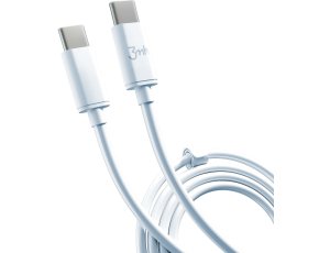 Kabel USB-C - USB-C 3MK Hyper Cable 100W 2 m Biały