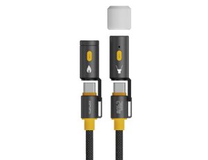 Kabel USB-C - USB-C 4SMARTS Explorer 3w1 240 W Czarny