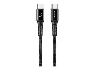 Kabel USB-C - USB-C AWEI CL-111T 1m Czarny