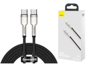 Kabel USB-C - USB-C BASEUS Cafule Metal 100W 2 m