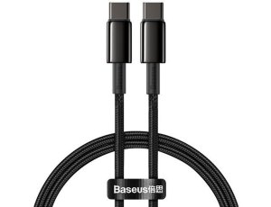 Kabel USB-C - USB-C BASEUS Tungsten Gold 100W 1 m