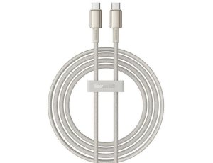 Kabel USB-C - USB-C BASEUS Tungsten Gold 100W 2 m Złoty