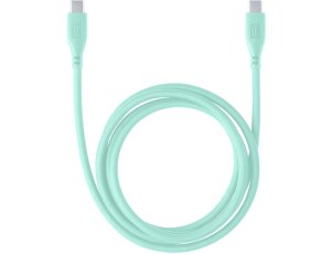 Kabel USB-C - USB-C CELLULARLINE Soft Max 1.2 m Zielony