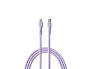 Kabel USB-C - USB-C COLORUM CK60-CC-09 1.8 m Lawendowy