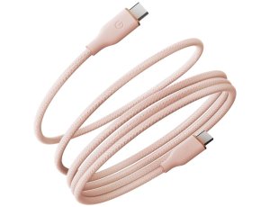 Kabel USB-C - USB-C ENERGEA Helix 60 60W 1.5 m Różowy