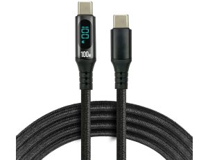 Kabel USB-C - USB-C EVERACTIVE CBB-1PD5L 100W 1 m Czarny