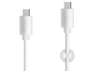 Kabel USB-C - USB-C FIXED 60W 2 m Biały