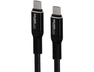 Kabel USB-C - USB-C GÖTZE & JENSEN Golden Line 2 m Czarny