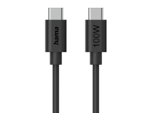 Kabel USB-C - USB-C HAMA 100W 1.2 m Czarny