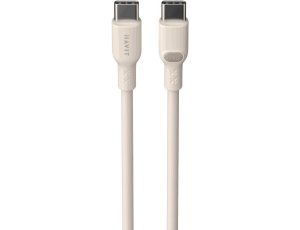 Kabel USB-C - USB-C HAVIT CB6284 100W 2 m Beżowy