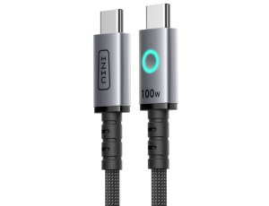Kabel USB-C - USB-C INIU Leopard 100W 2 m Czarny