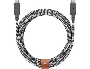 Kabel USB-C - USB-C NATIVE UNION Belt Cable Pro 240W 2.4 m Czarno-biały