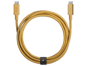 Kabel USB-C - USB-C NATIVE UNION Belt Cable Pro 240W 2.4 m Jasnobrązowy