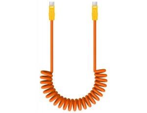 Kabel USB-C - USB-C NEWELL 100W 1.5 m Pomarańczowo-żółty