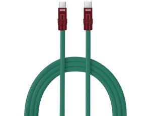 Kabel USB-C - USB-C NEWELL 100W 2 m Zielono-bordowy