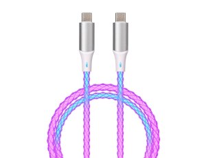 Kabel USB-C - USB-C QUALO Ultimate QCS-CC-00 1 m Biało-srebrny
