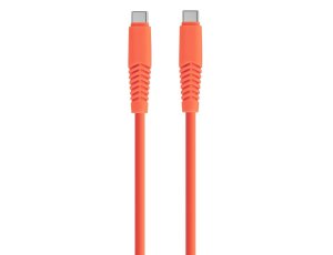 Kabel USB-C - USB-C SETTY KSC-C-1.5210 2.1A 1.5 m Pomarańczowy