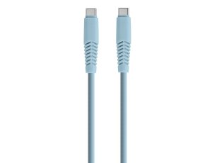 Kabel USB-C - USB-C SETTY KSC-C-1.523 2.1A 1.5 m Niebieski