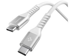 Kabel USB-C - USB-C SPIGEN EB10010CCA Essential 100W 1 m Biały