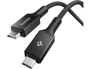 Kabel USB-C - USB-C SPIGEN EB10015CC Essential 100W 1.5 m Czarny