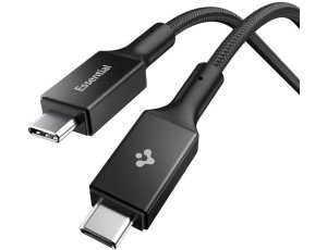 Kabel USB-C - USB-C SPIGEN EB24015CC Essential 240W 1.5 m Czarny