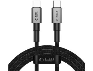 Kabel USB-C - USB-C TECH-PROTECT UltraBoost DNA 100W 2 m Szary