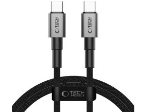 Kabel USB-C - USB-C TECH-PROTECT UltraBoost DNA 60W 1 m Szary
